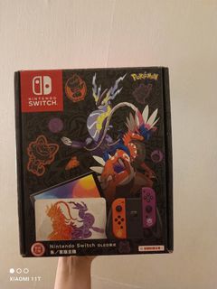 Nintendo Switch Oled Scarlet and Violet Edition Box Only
