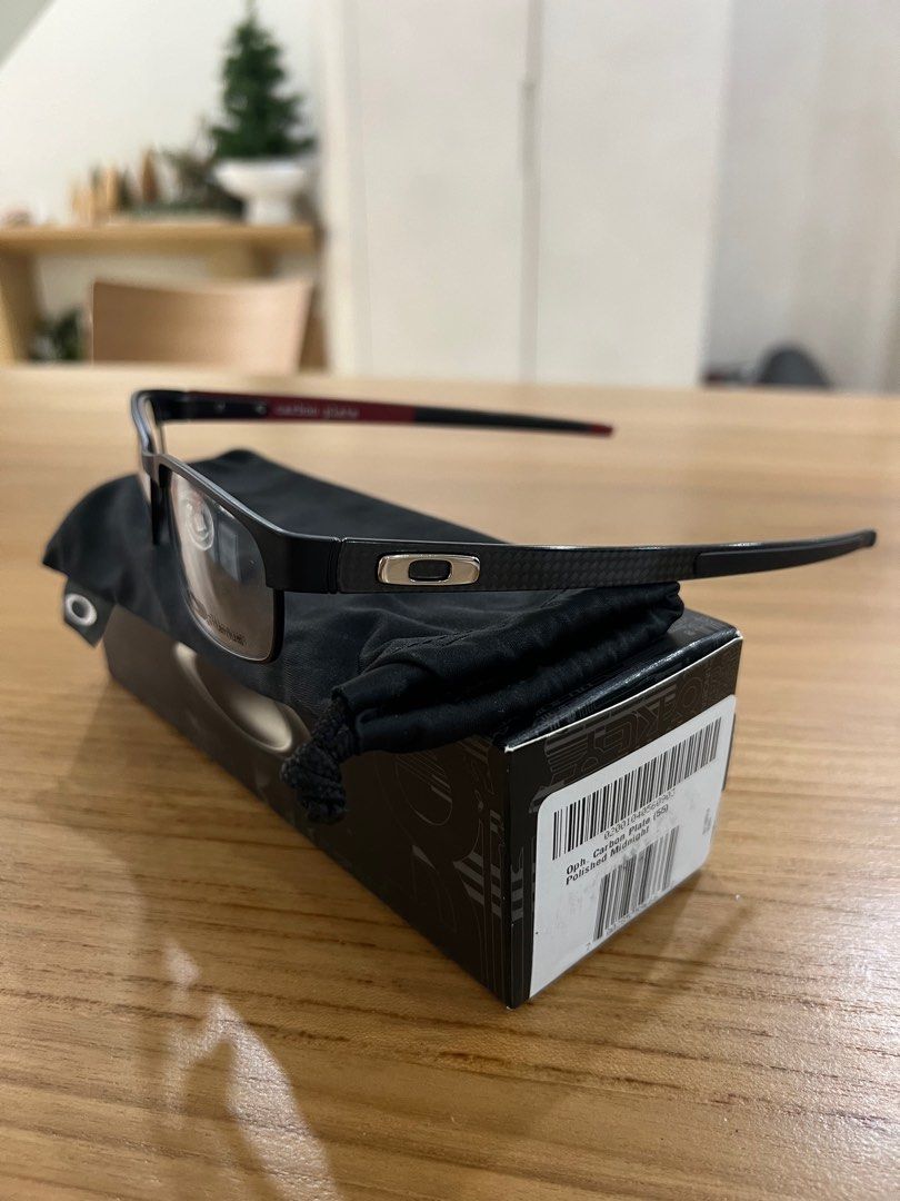 RRP 700 Oakley RX Carbon Plate Matte Black Frames Titanium and