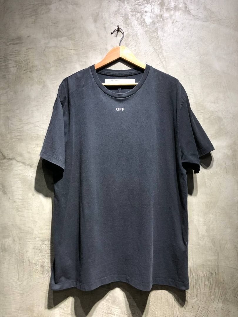 Off white diagonal outlet skulls tee