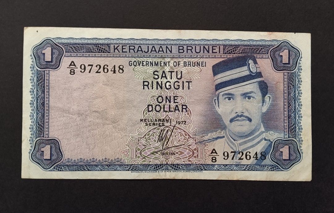 Old $1 Note Brunei 1972, Hobbies & Toys, Memorabilia & Collectibles ...