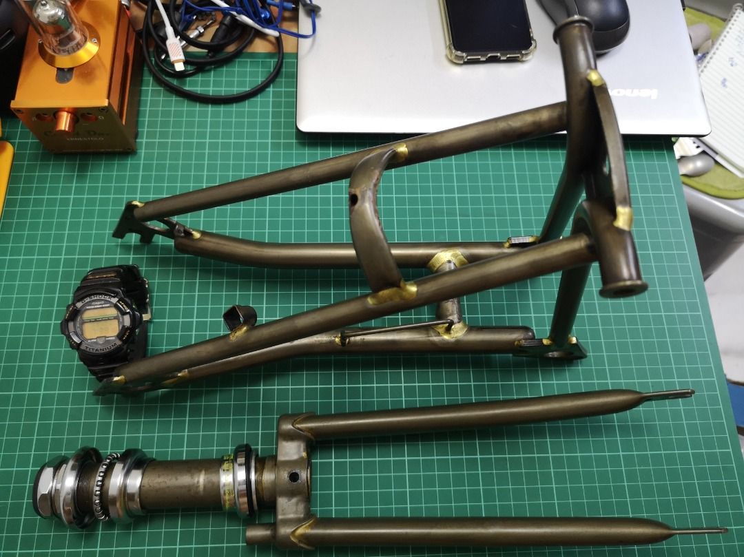 Brompton raw lacquer best sale rust