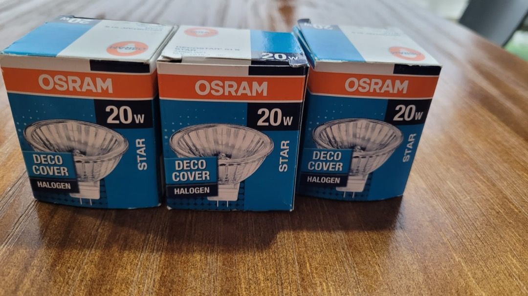 OSRAM Decostar 35S Standard 20W lights, Furniture & Home Living ...