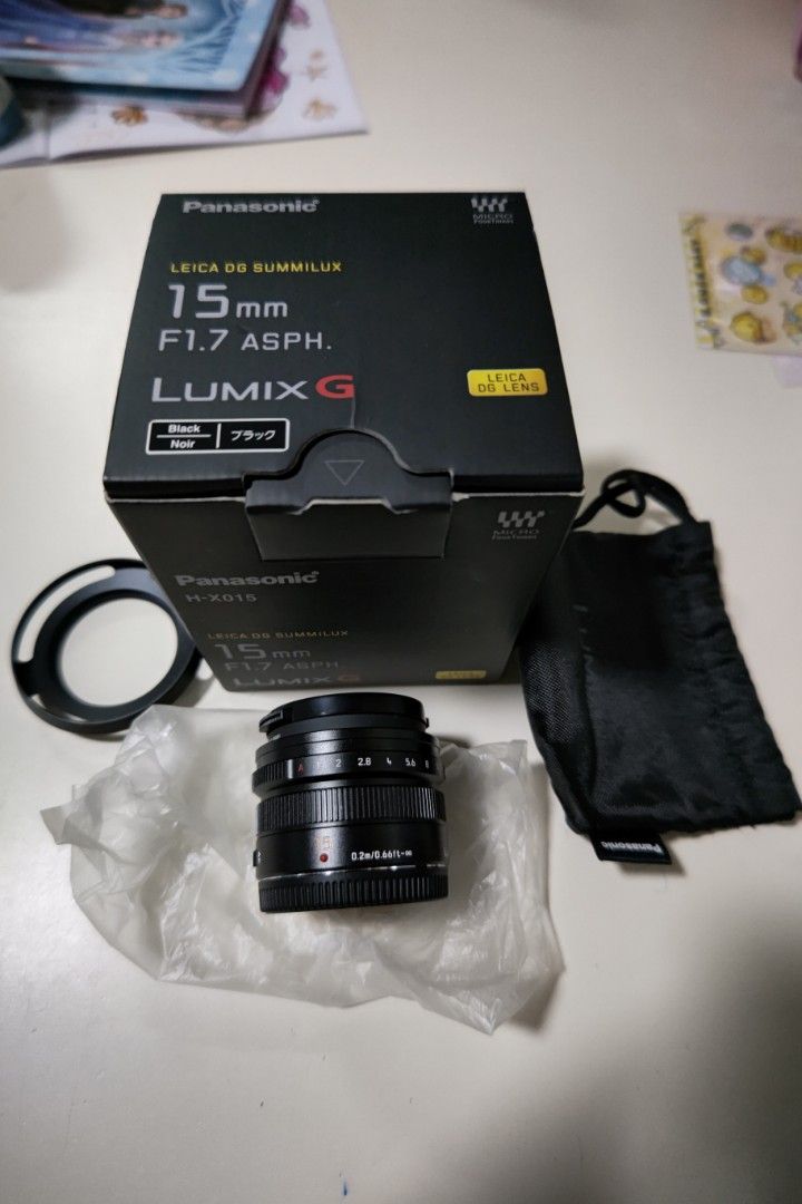 LEICA DG SUMMILUX 15mm / F1.7 ASPH美品黒 - レンズ(単焦点)