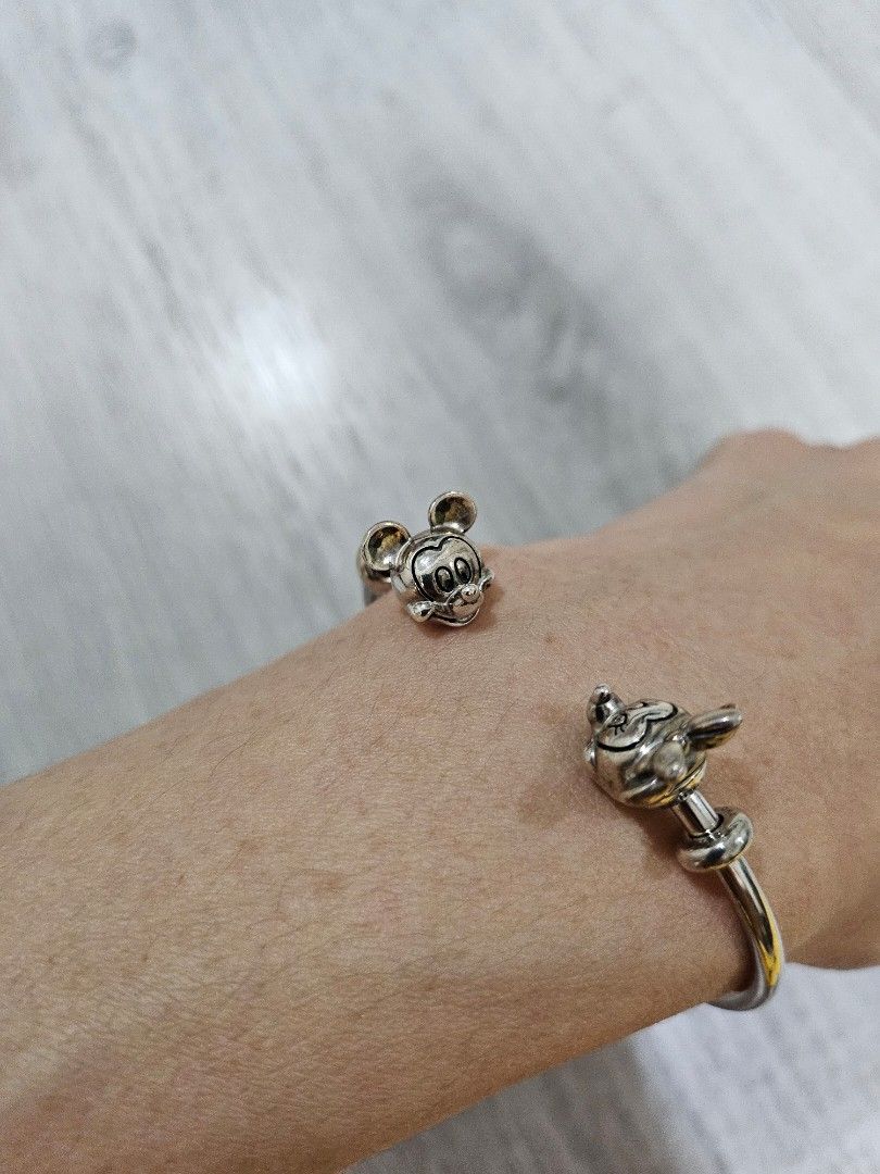 Mickey and minnie open sale bangle