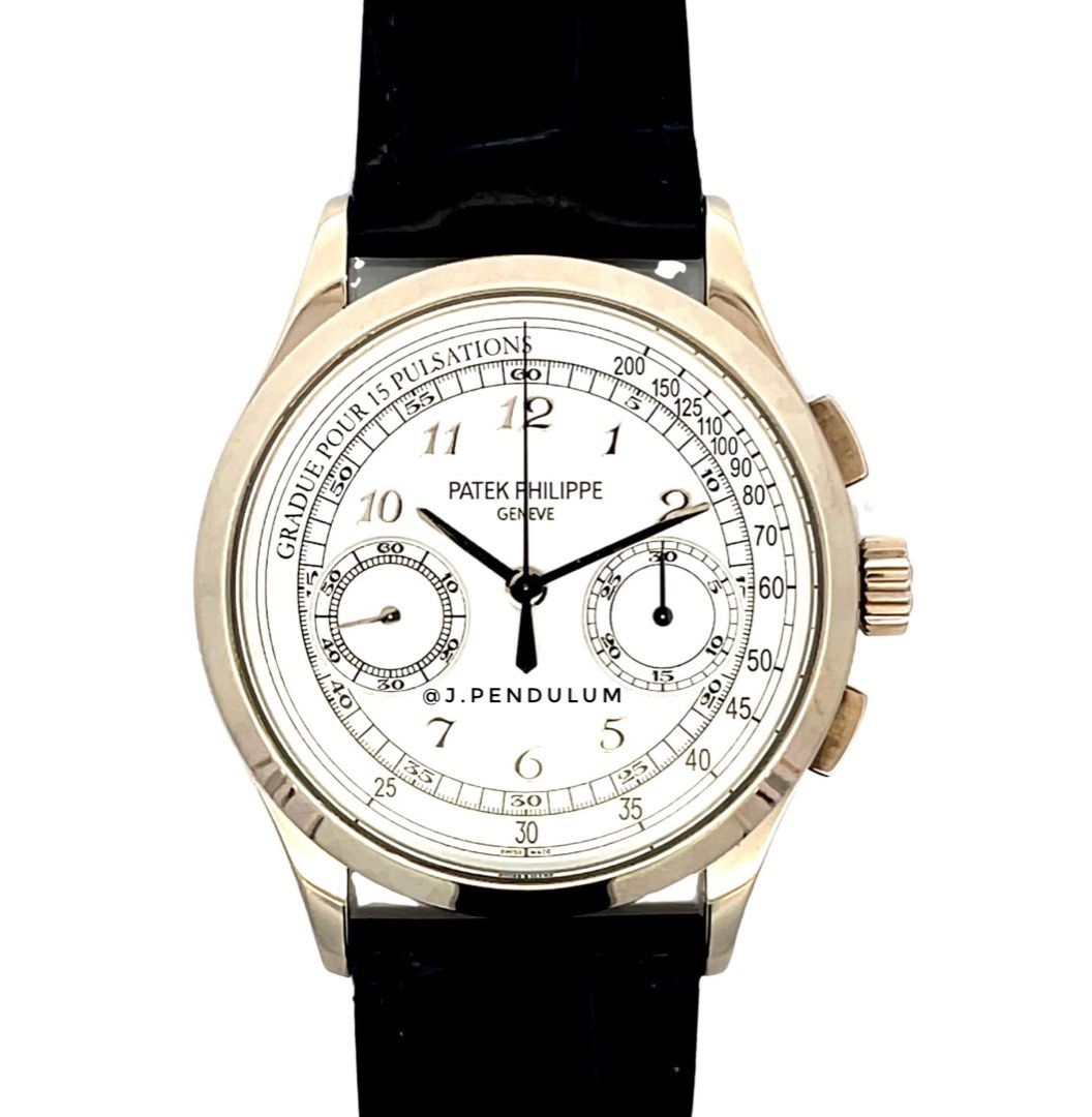 White dial chronograph store