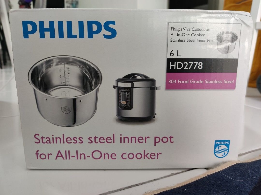 Philips All in One Cooker 6L Stainless steel inner pot TV Home Appliances Kitchen Appliances Cookers on Carousell