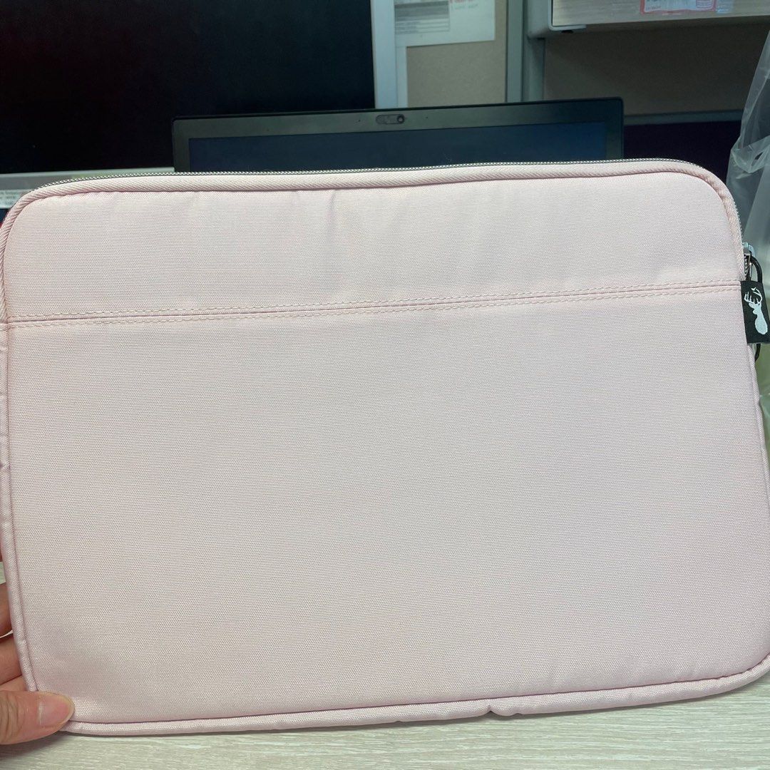 Urgent Clearance] Typo Pink Padded Laptop Notebook Case Sleeve