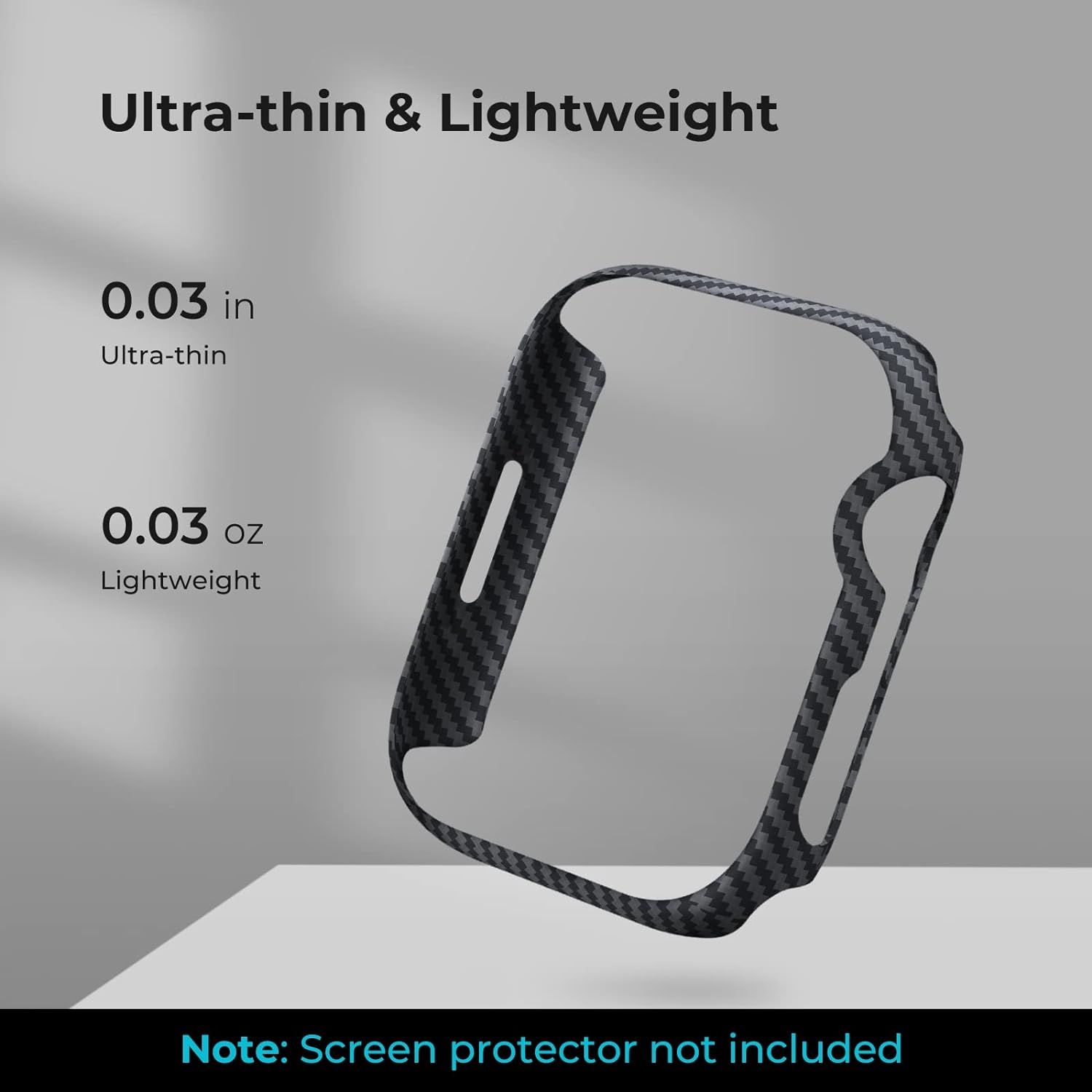 Slim apple watch case top