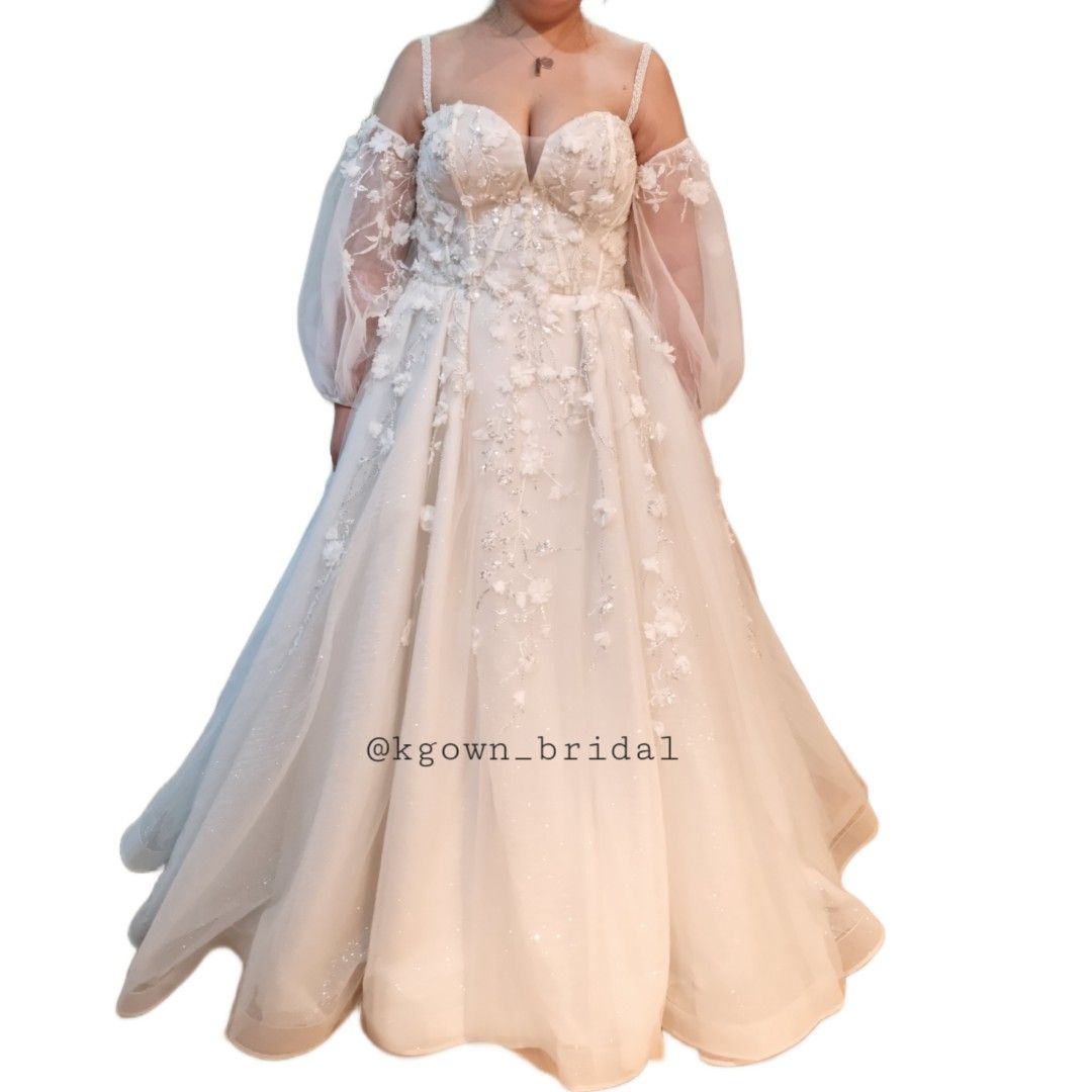 Plus size wedding online dress rental near me