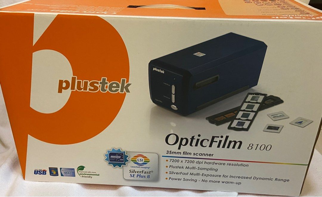 Plustek OpticFilm 8200 35mm film scanner, Computers & Tech, Printers ...
