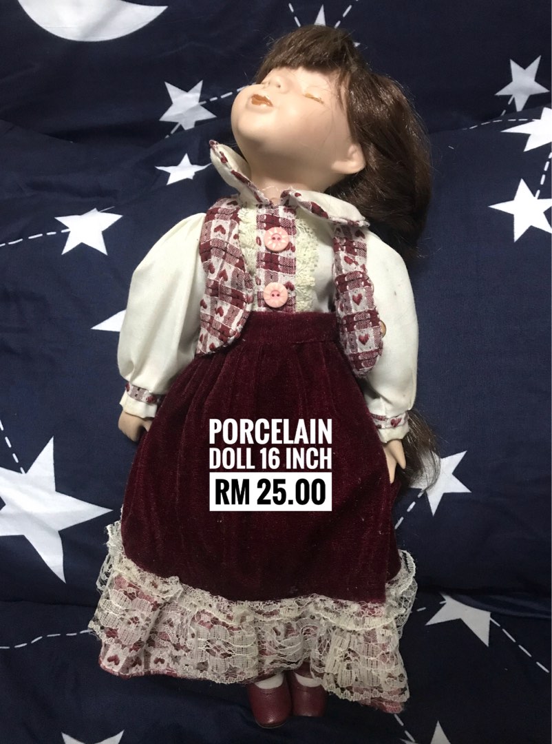 16 inch clearance porcelain doll clothes