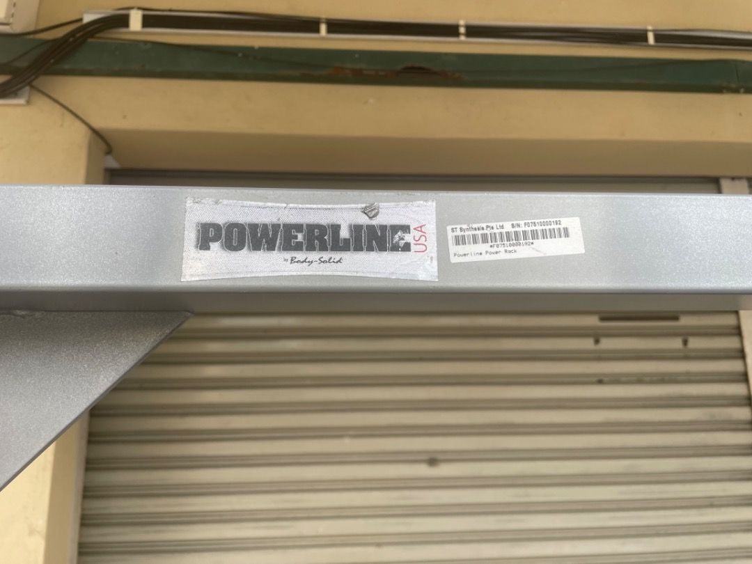 Powerline body solid squat rack power cage solid gym free weight
