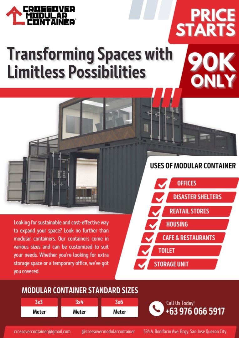Prefabricated Container | Modular Container, Furniture & Home Living ...