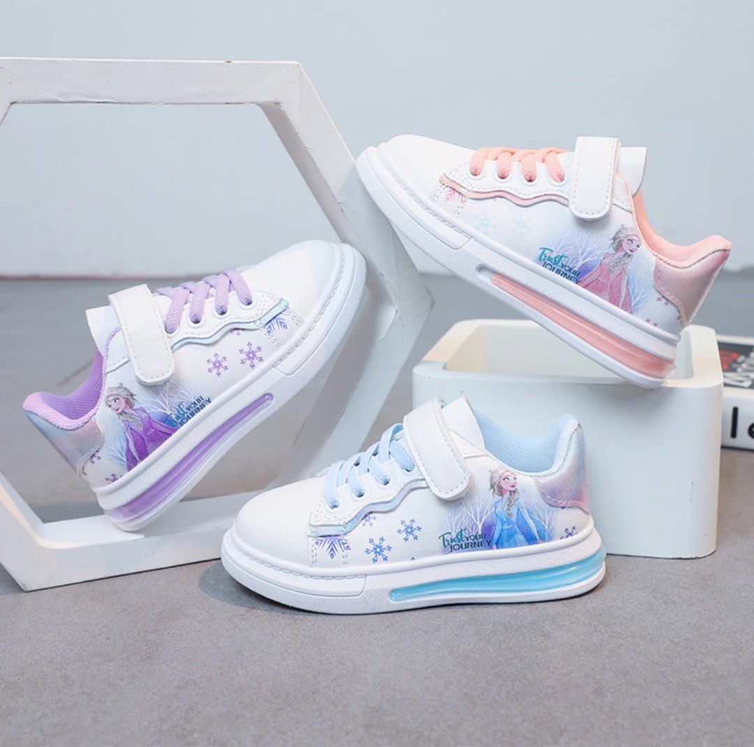 PREORDER children frozen elsa velcro shoe Babies Kids Babies