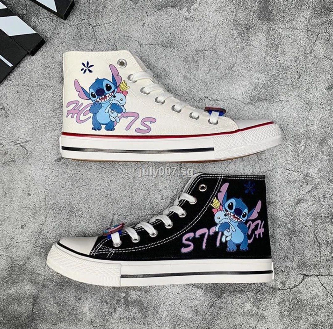 PREORDER Unisex Lilo Stitch high cut sneakers Women s Fashion