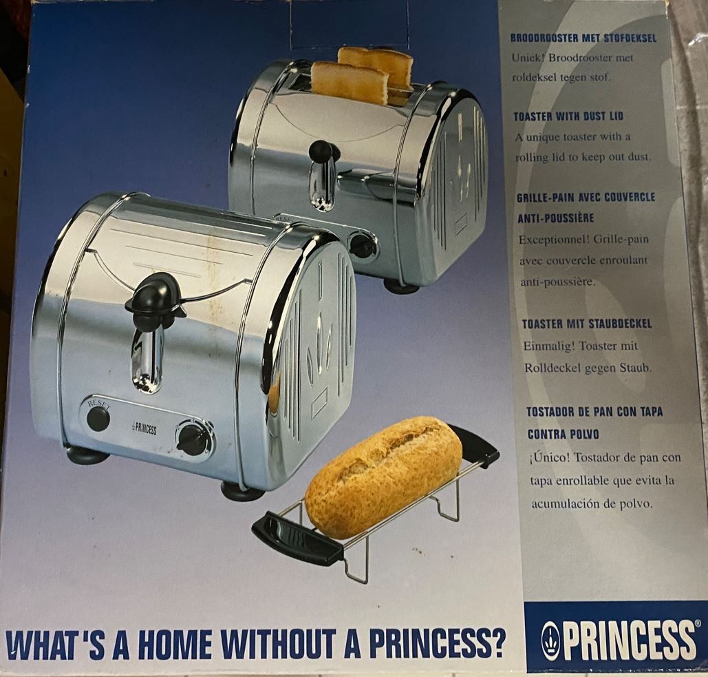 Princess Classic Roller Bread Toaster TYpe 2385 TV Home