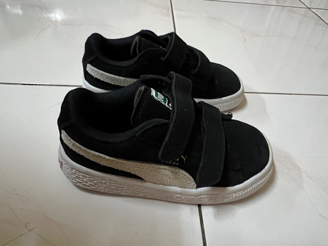 Puma suede strap top