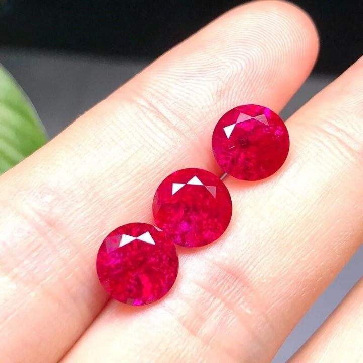 Red stone diamond hot sale