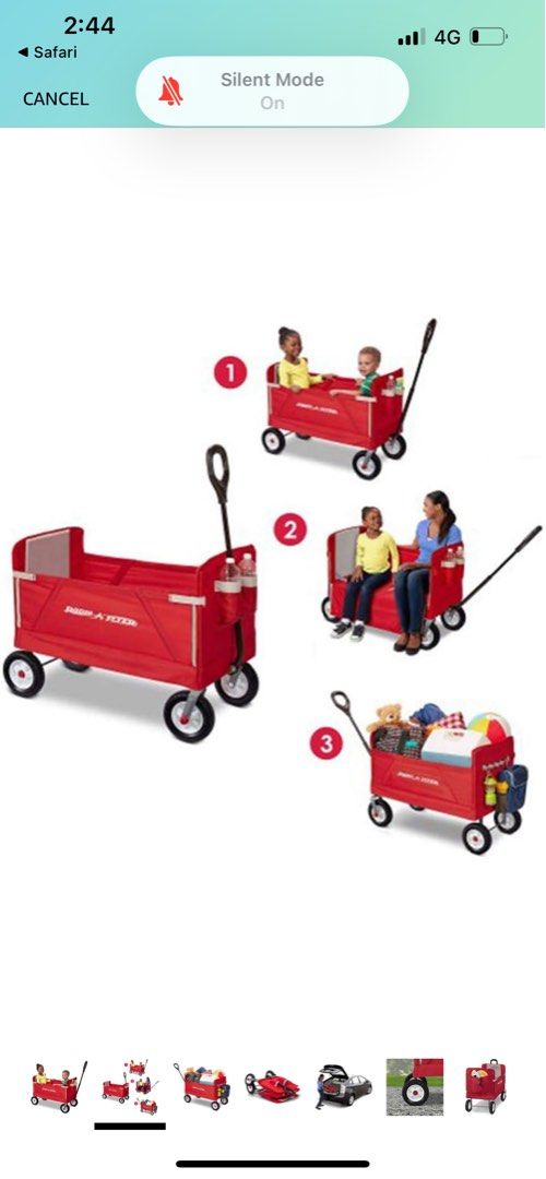 3-In-1 Tailgater Wagon® With Canopy