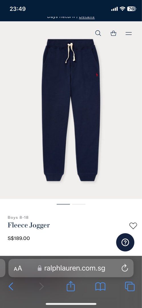 Ralph lauren sale cotton joggers