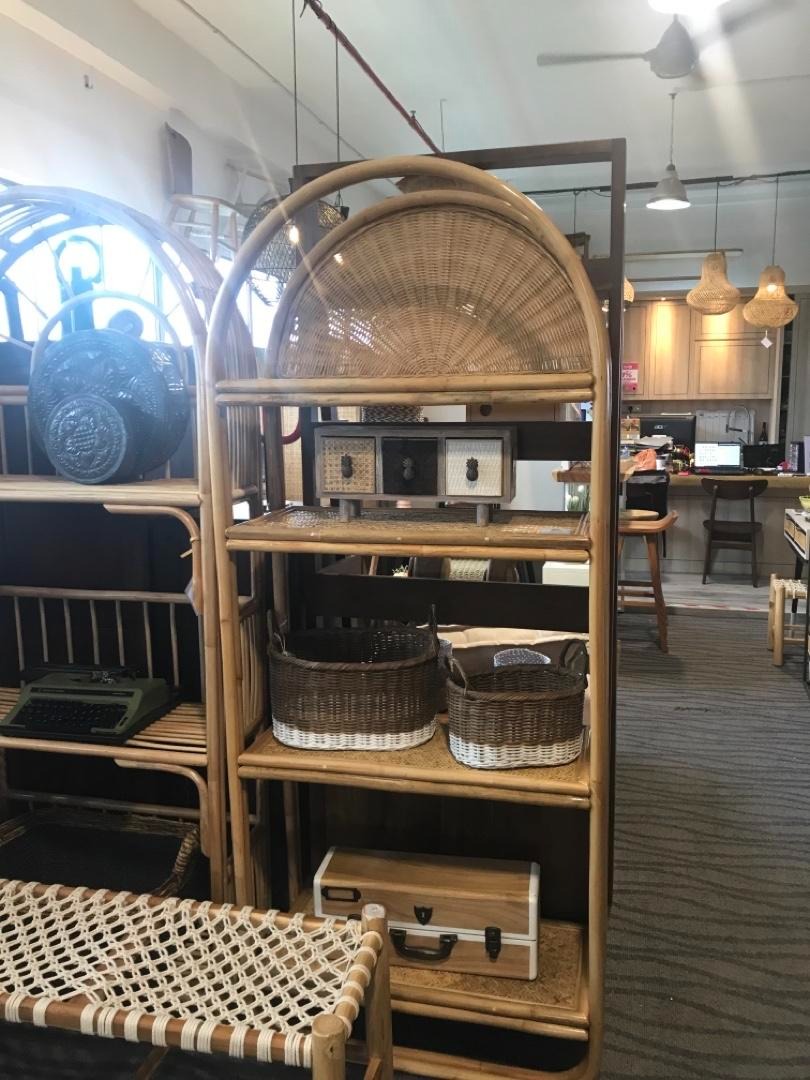 Rattan Shelf, Furniture & Home Living, Furniture, Shelves, Cabinets ...