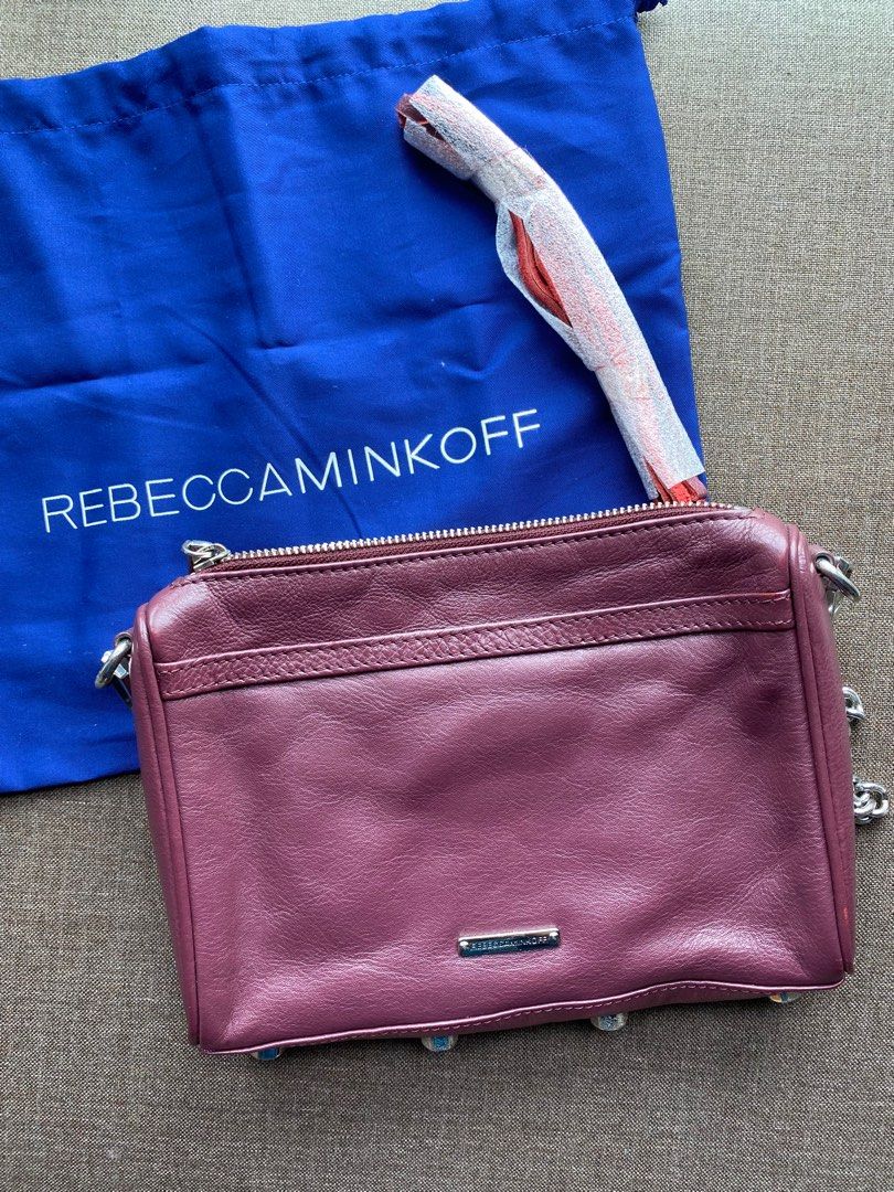 Rebecca Minkoff Mini Mac in Burgundy Women s Fashion Bags