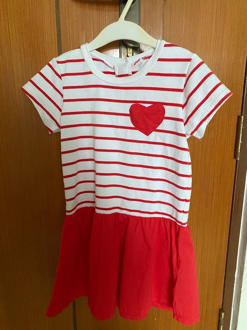 Red Christmas dress ndp for 5T or 6T Babies Kids Babies Kids