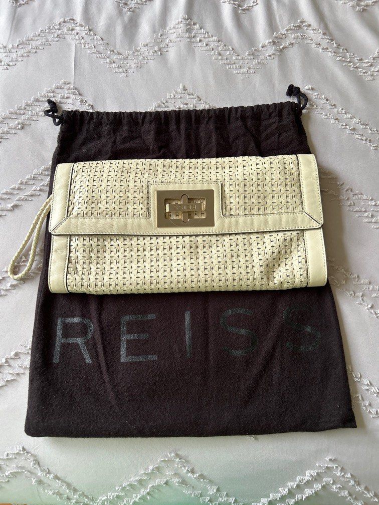 Reiss clutch top bag
