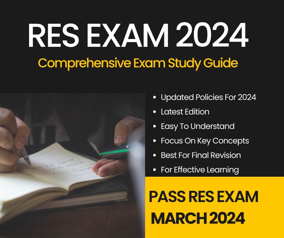 RES Exam 2024 Study Guide- March 2024 Last Minute Revision- Free ...