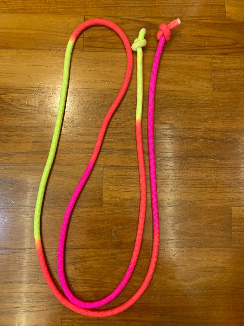 Rhythmic Rope Rhythmic gymnastic rope, Sports Equipment, Exercise & Fitness, Toning ...