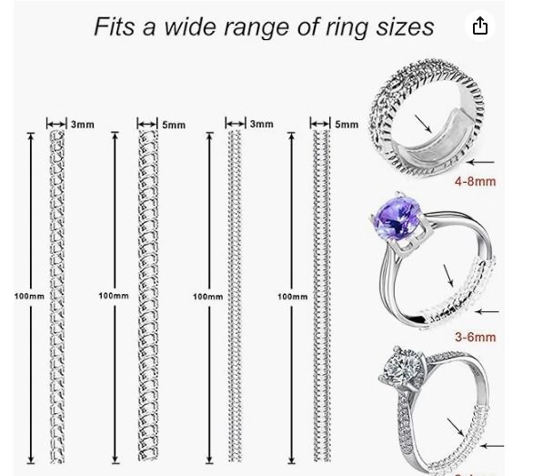 Ring Size Adjuster Loose Rings  Silicone Ring Size Adjuster
