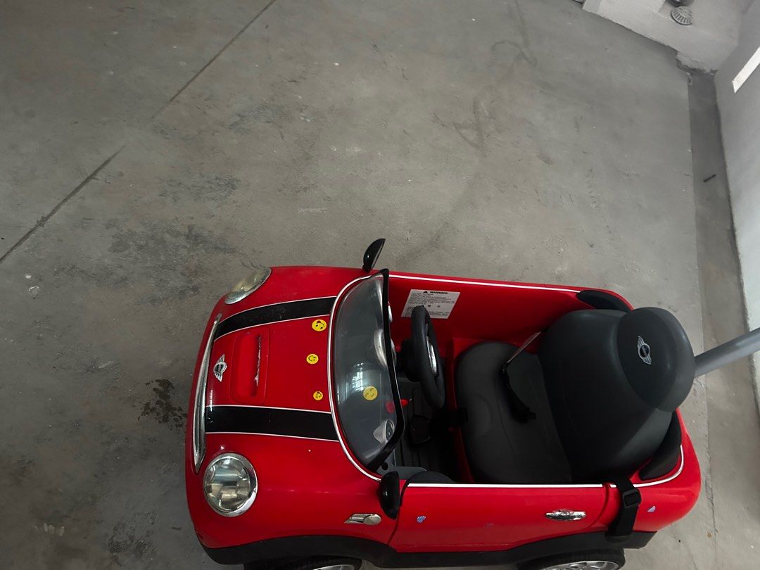 Rollplay Mini Cooper S Push Car Babies Kids Infant Playtime on
