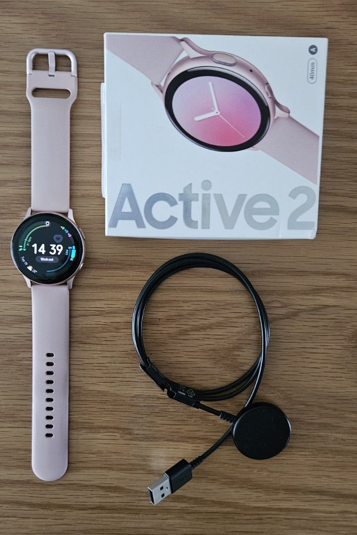 Active 2 hotsell pink gold 40mm