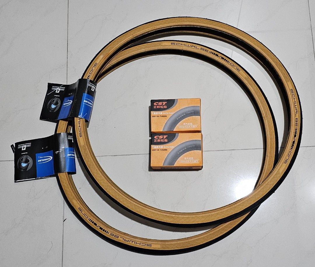 Schwalbe One 451 tires, Sports Equipment, Bicycles & Parts, Parts ...