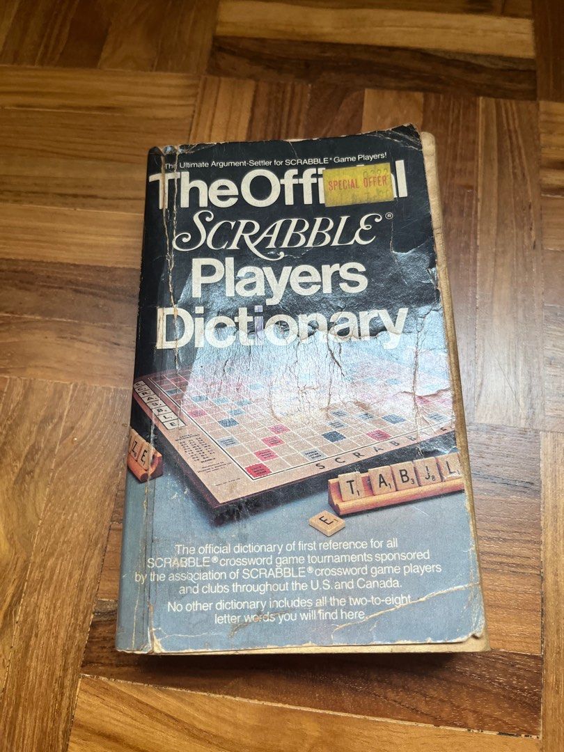 Scrabble dictionary, Hobbies & Toys, Toys & Games on Carousell