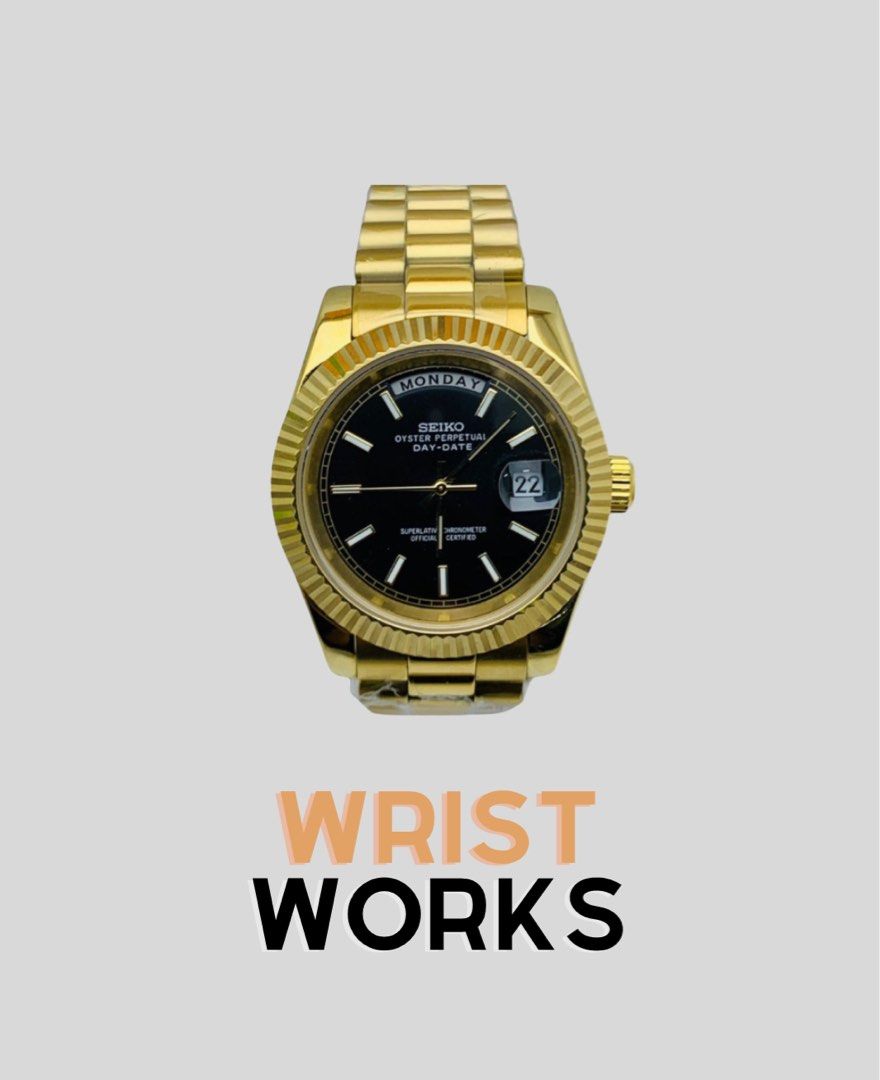 Seiko president day top date