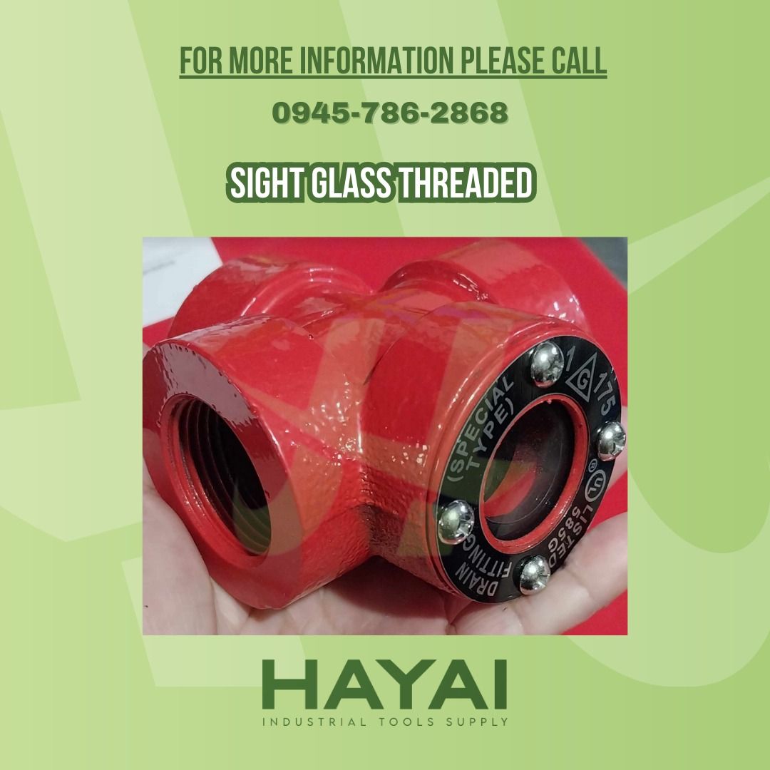 Sight Glass Threaded, Commercial & Industrial, Industrial Equipment on ...
