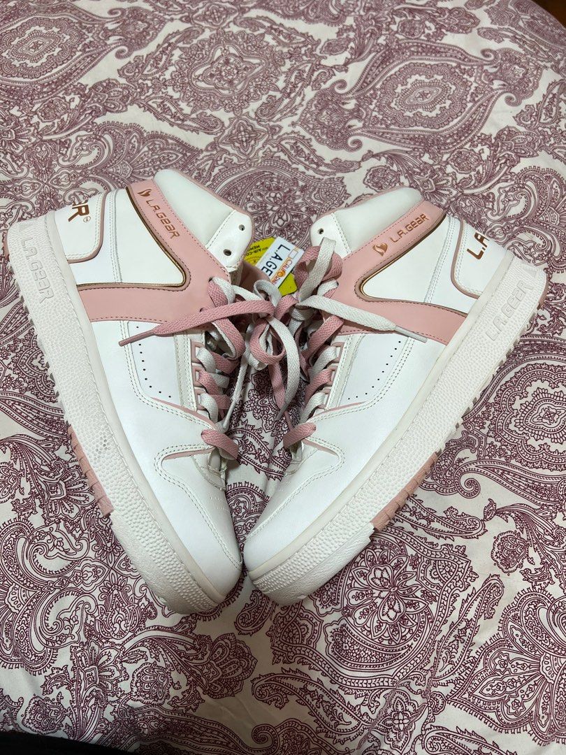 Skechers Street L.A Gear Shoes Pink White La Gear Women s