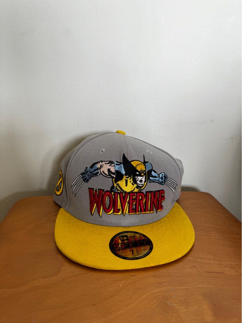 Casquette Snapback X-Men #1 Cyclops Et Wolverine - Licence Officielle Marvel, Ajustable, Bleu