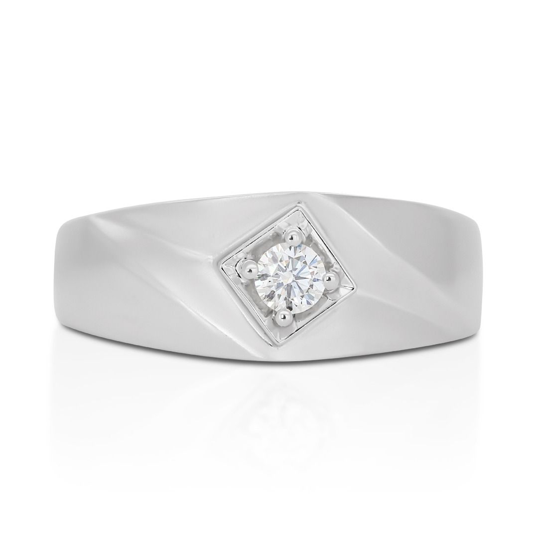Gold ring sales with single diamond