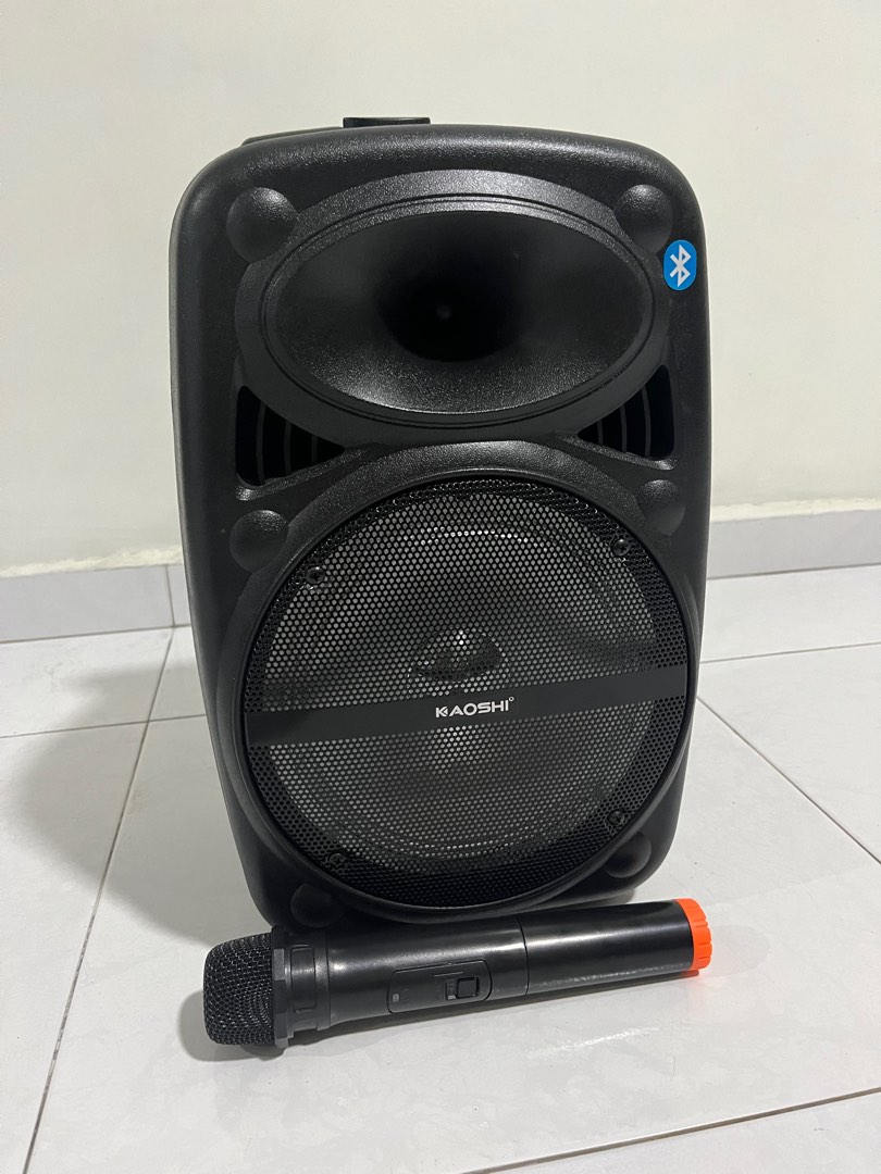 Speaker and Microphone Set, Audio, Portable Audio Accessories on Carousell