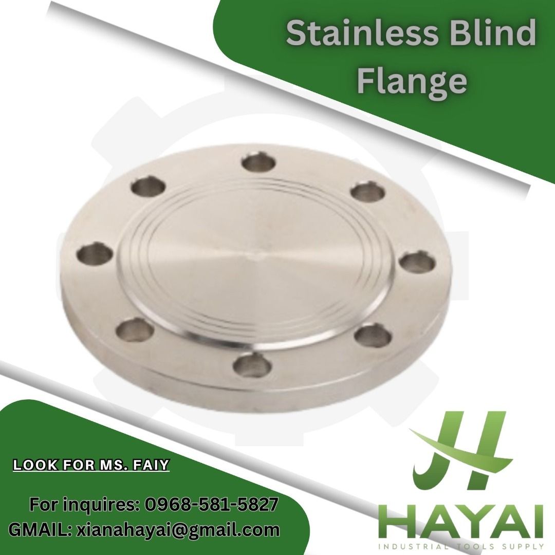 Stainless Blind Flange (Category: Construction Tools & Equipment) located in Manila. Submitted by fairyj.balambao (Listing ID 1272548914, Image 1). Description: HAYAI INDUSTRIAL TOOLS SUPPLY Look for Ms.Faiy 📞 Call Us Now:☎️📲 0-9-6-8-5-8-1-5-8-2-7 - FAIY 💌 Email: x-i-a-n-a-h-a-y-a-i-@-g-m-a-i-l-.-c-o-m .