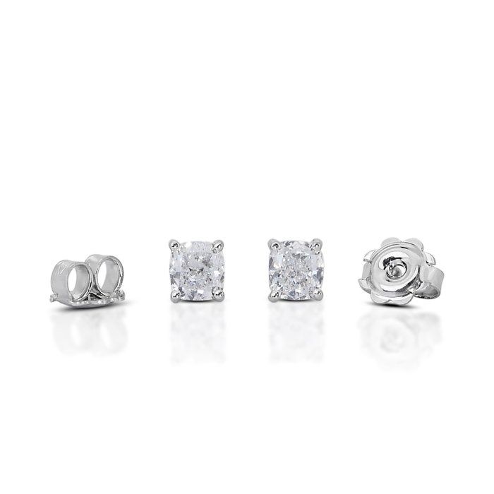 White gold earring sets on sale