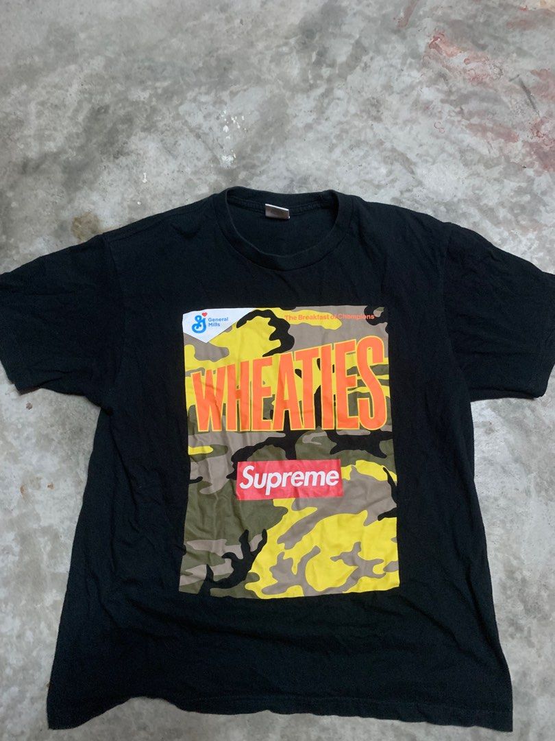 Supreme wheaties, Men's Fashion, Tops & Sets, Tshirts & Polo