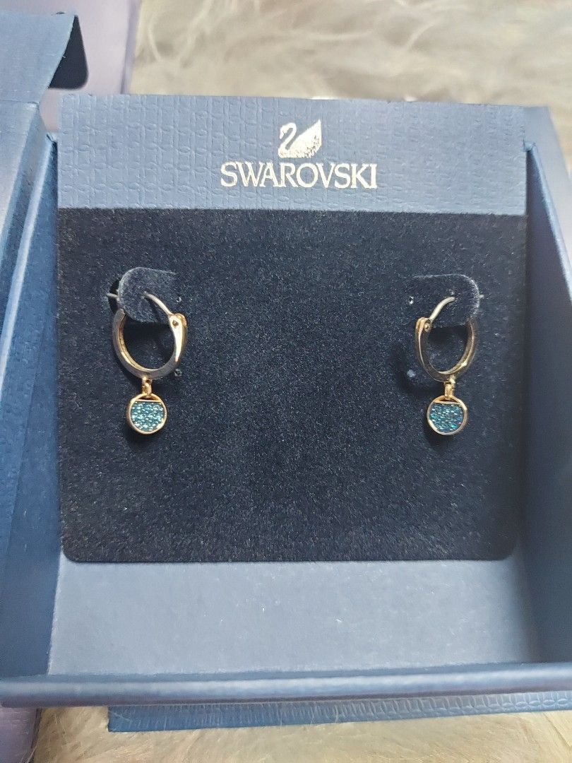 Swarovski Gold Plated ginger hoop earrings 5392915, Women's - Main Image