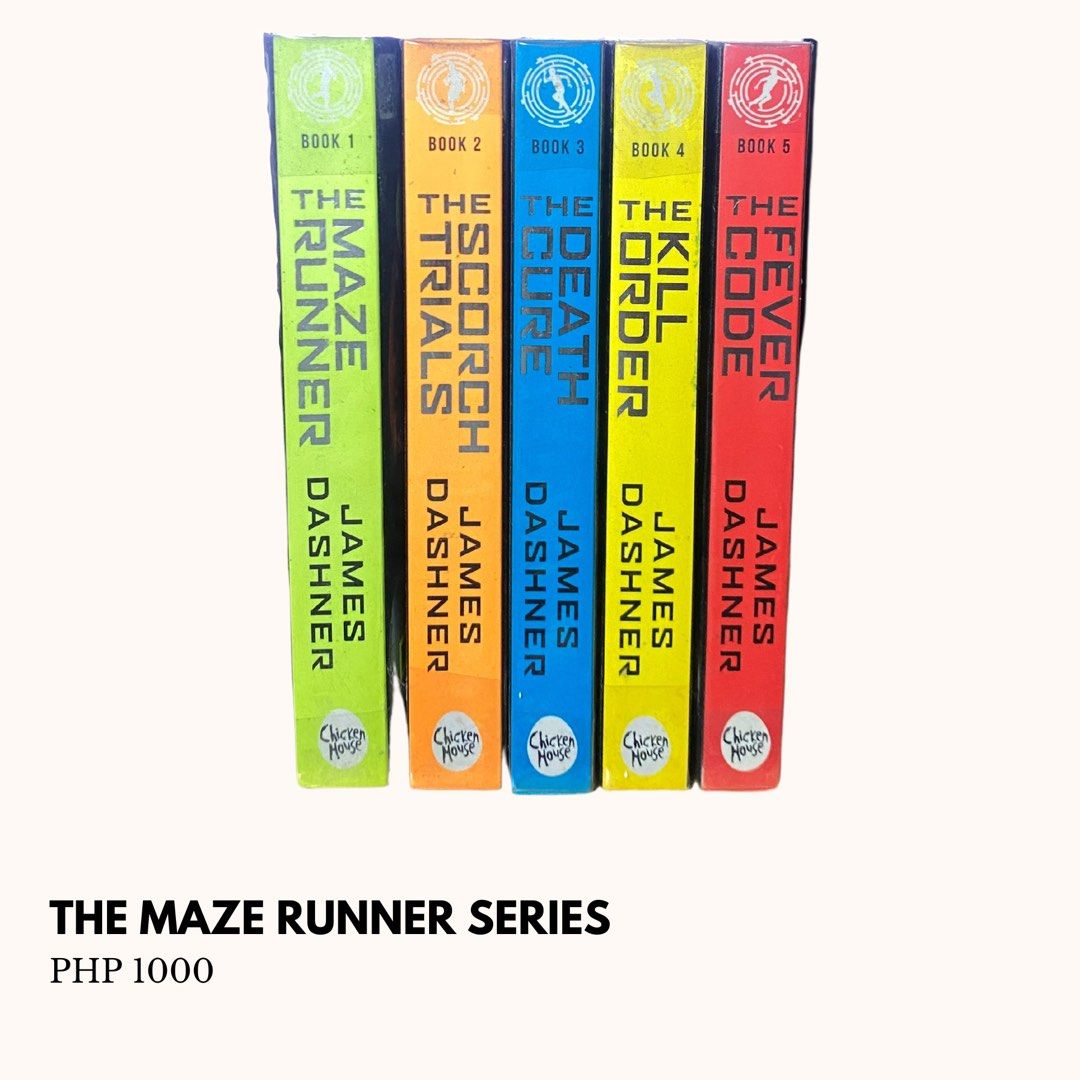 The Maze Runner series (ignore price on picture), Hobbies & Toys, Books
