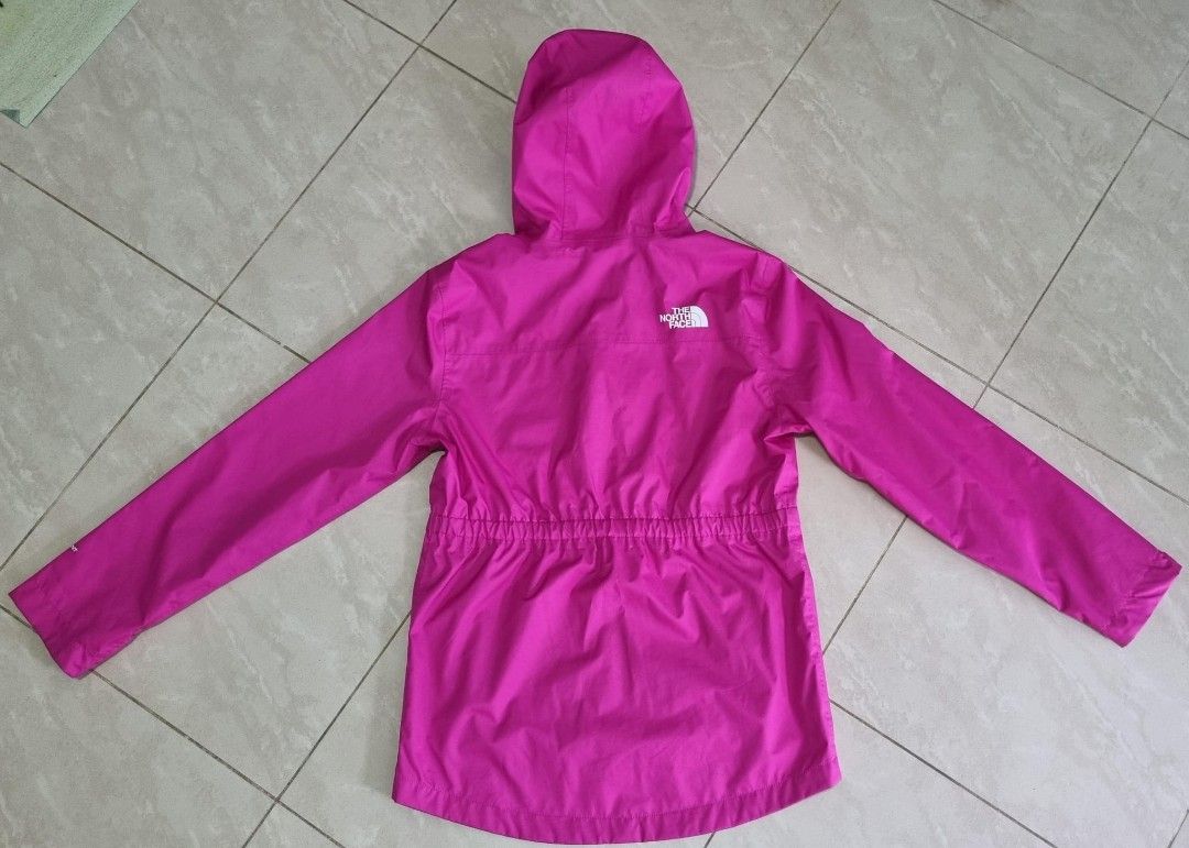 Girls pink north face cheap jacket