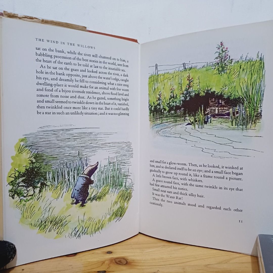 The Wind in the Willows by Kenneth Grahame Vintage 1976 Illustrated ...