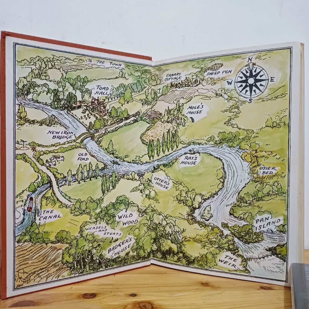 The Wind in the Willows by Kenneth Grahame Vintage 1976 Illustrated ...