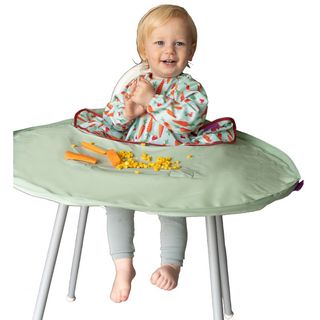 Tidy Tot Bib & Tray Kit - Dove Gret, Babies & Kids, Nursing & Feeding,  Weaning & Toddler Feeding on Carousell